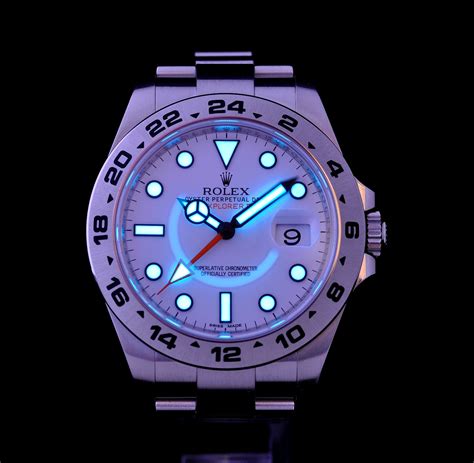 rolex explorer ii lume